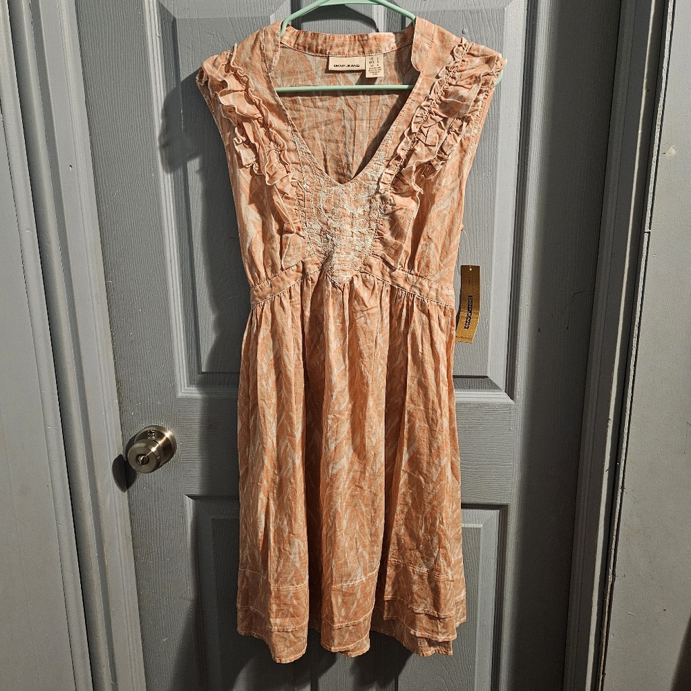 DKNY Jeans Sleeveless Midi Dress NWT